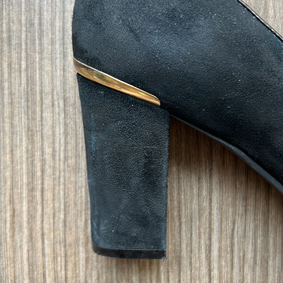 Karl Lagerfeld Black Suede Heels | 7.5 - Picture 5 of 10